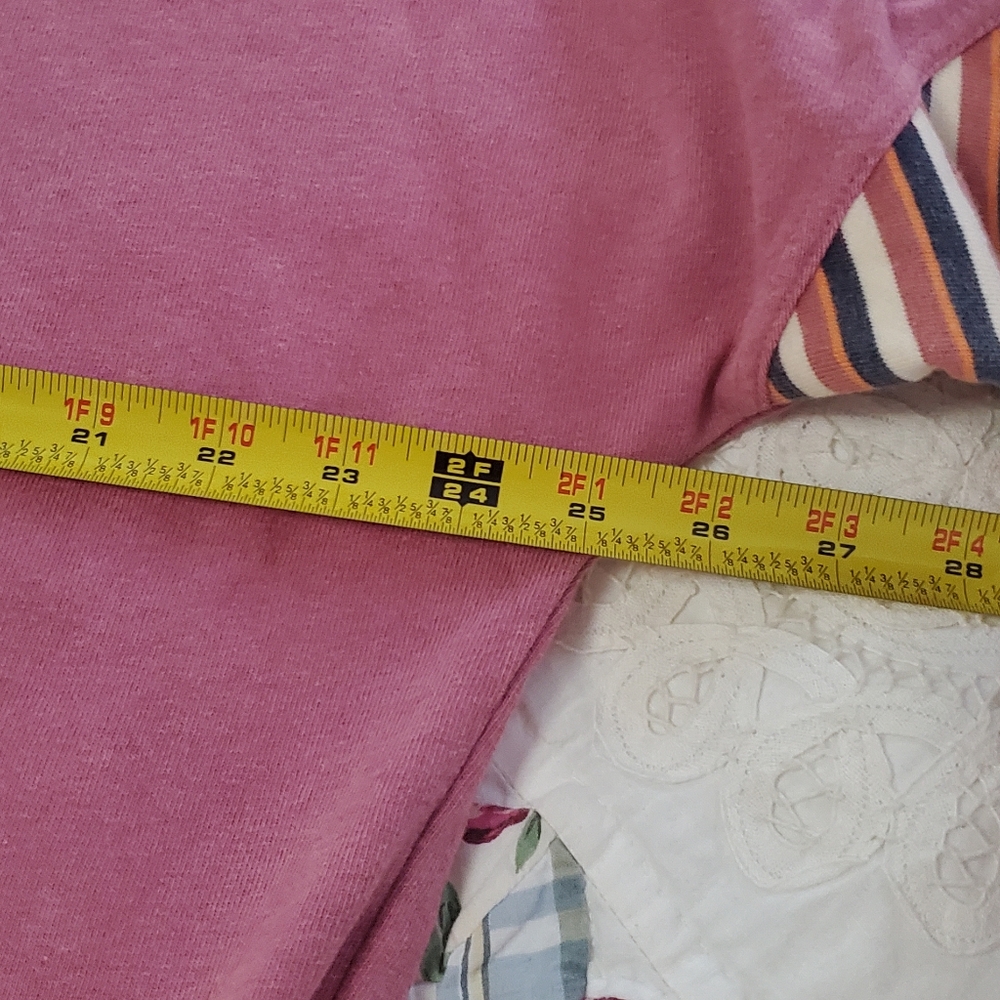 Easel Patchwork Bow 3/4th Sleeve Top - Picture 8 of 10